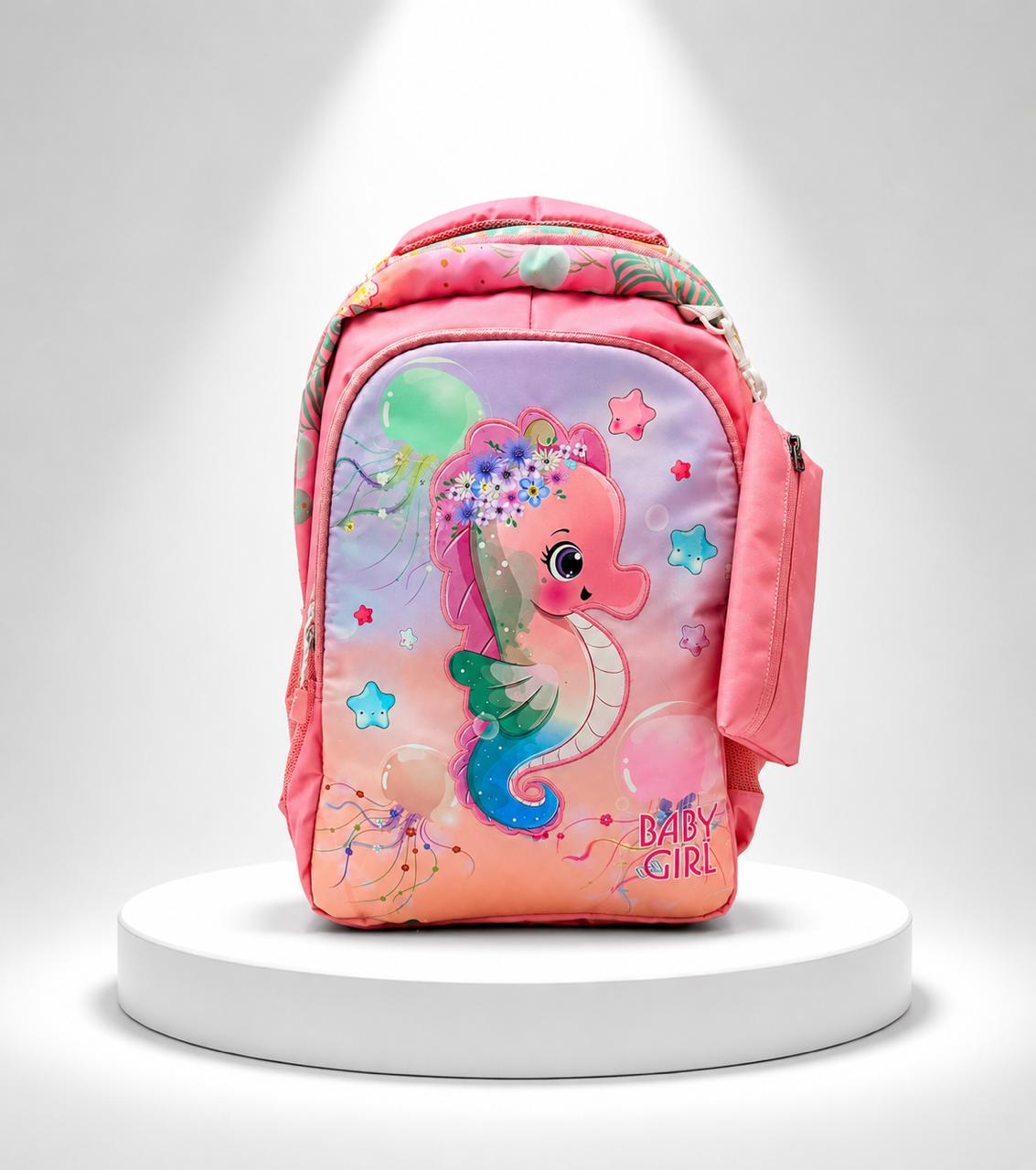 Ocean Dreams Seahorse School Backpack for Girl