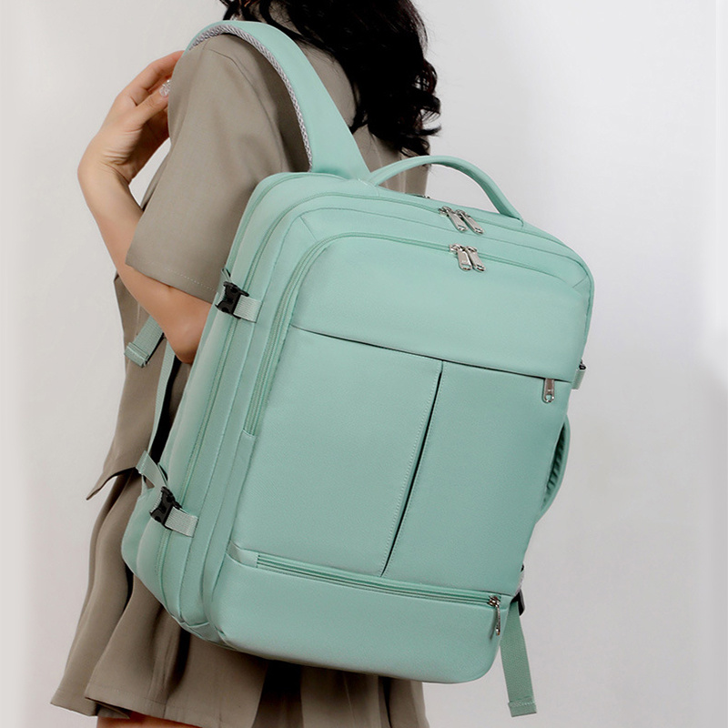Large Capacity Backpack For Women Men Multiple Pockets And Zippers Versatile Computer Bags Business Travel Backpack - Image 5